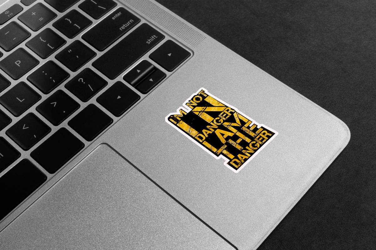 I Am The Danger Premium Vinyl Stickers