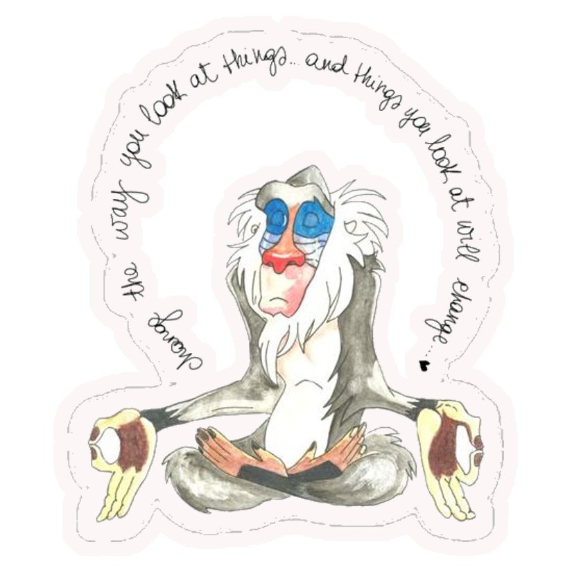 Rafiki Change Perspective Premium Vinyl Stickers