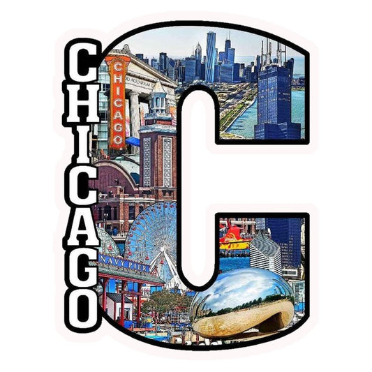 Chicago Landmarks C Premium Vinyl Stickers
