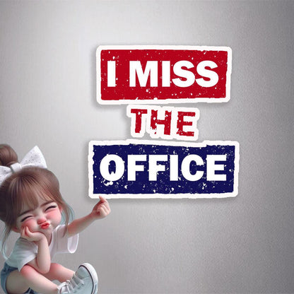 I Miss The Office Premium Vinyl Stickers