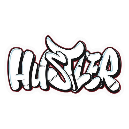 Hustler Graffiti Style Premium Vinyl Stickers