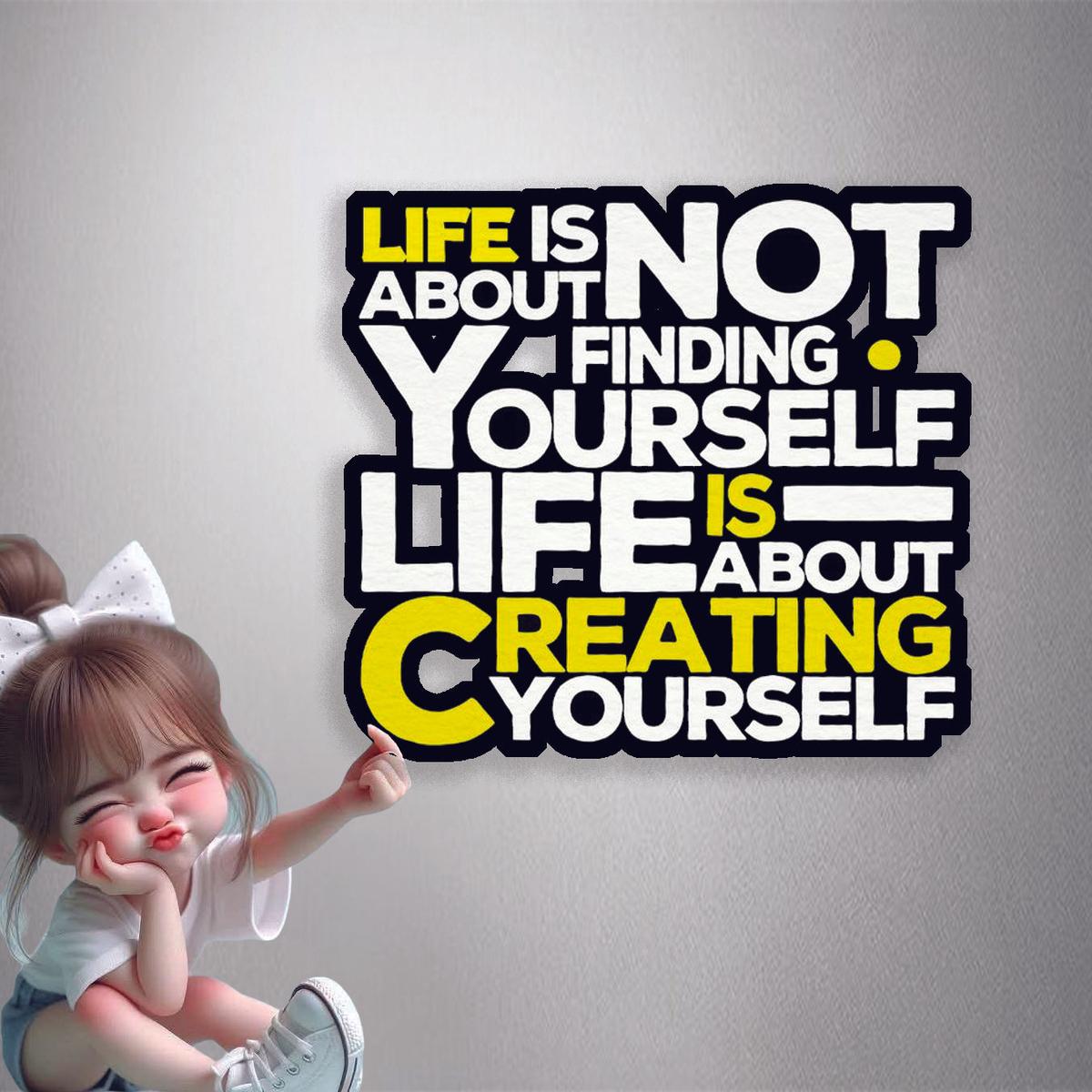 Create Yourself Life Premium Vinyl Stickers