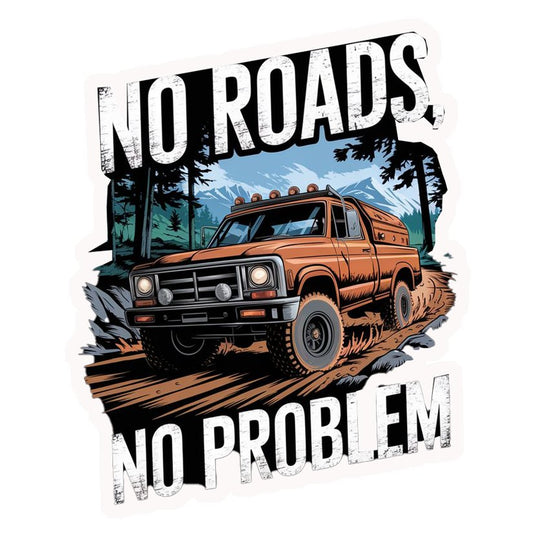 Off-Road No Problem Premium Vinyl Stickers