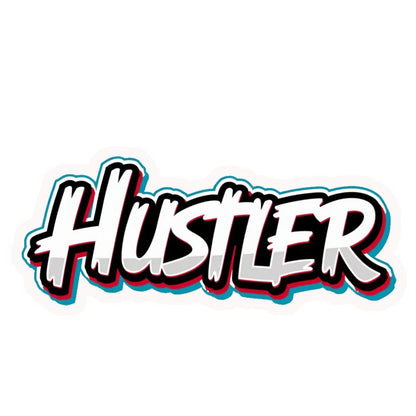 Hustler Bold Style Premium Vinyl Stickers