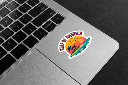 Gulf of America Island Premium Vinyl Stickers