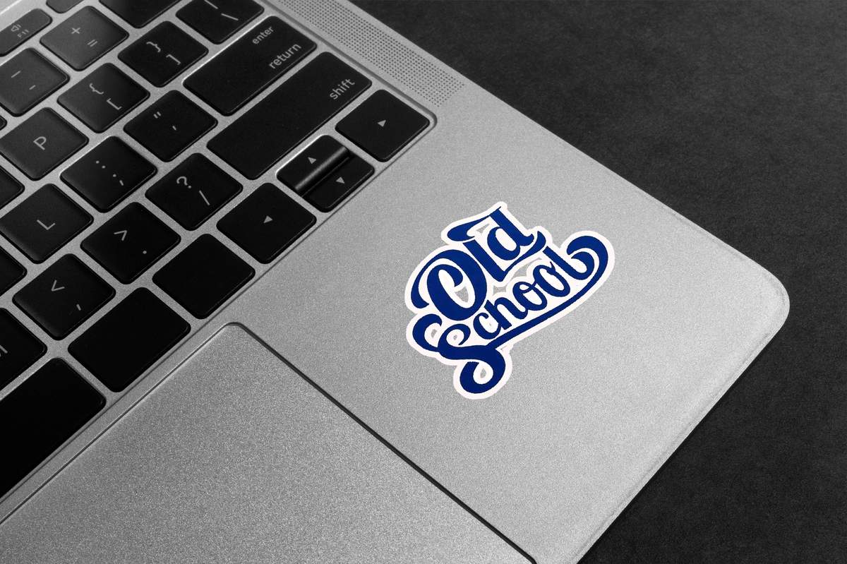Old School Retro Premium Vinyl Stickers