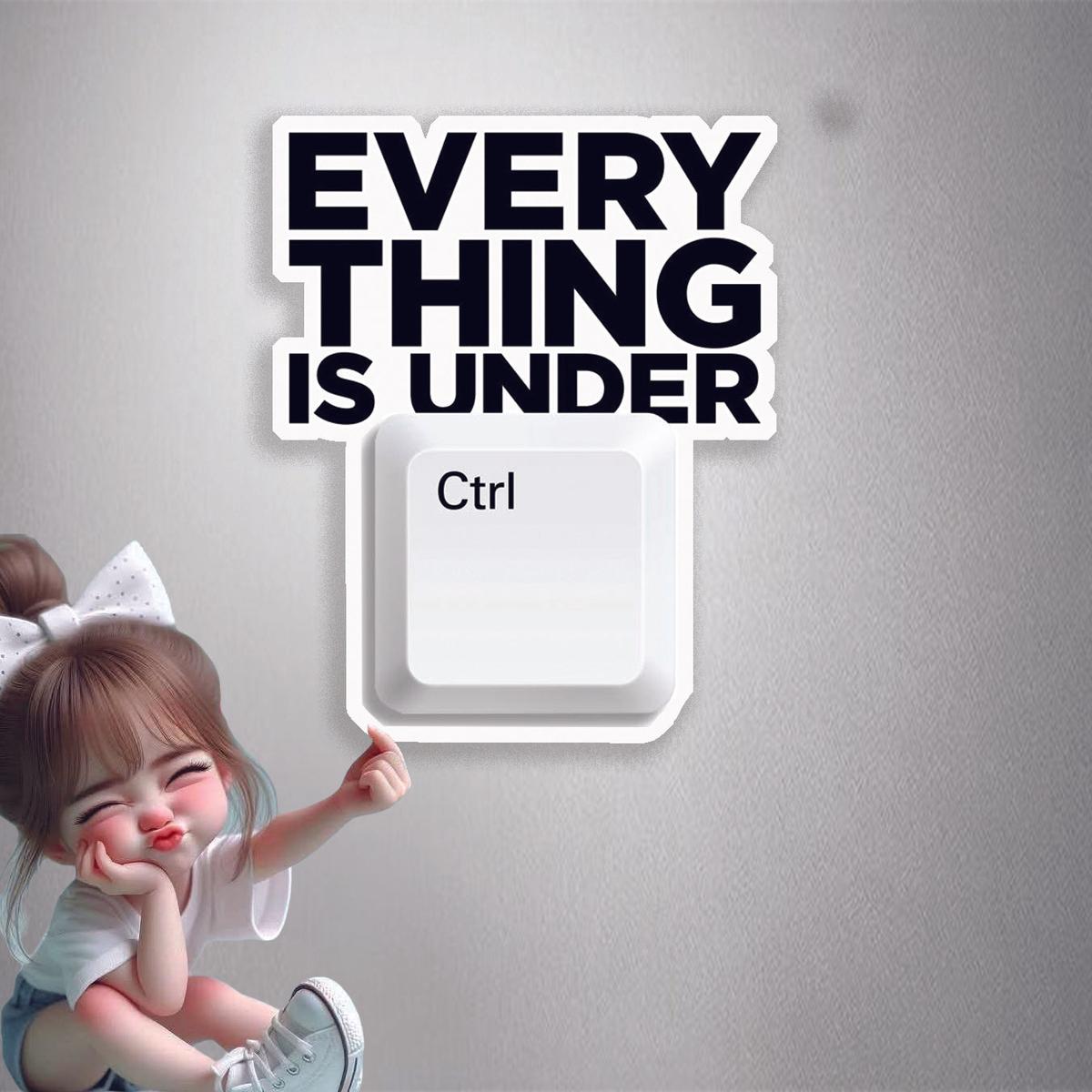 Everything Under Control Premium Vinyl Stickers