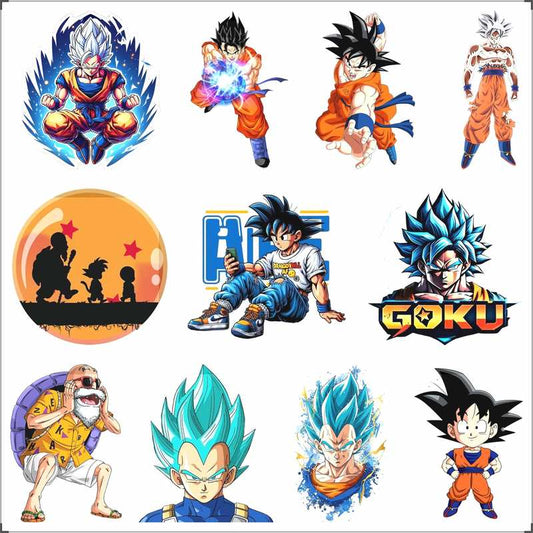 Dragon Ball Z Goku Ultra Instinct Sticker Pack – Anime Vinyl Decals