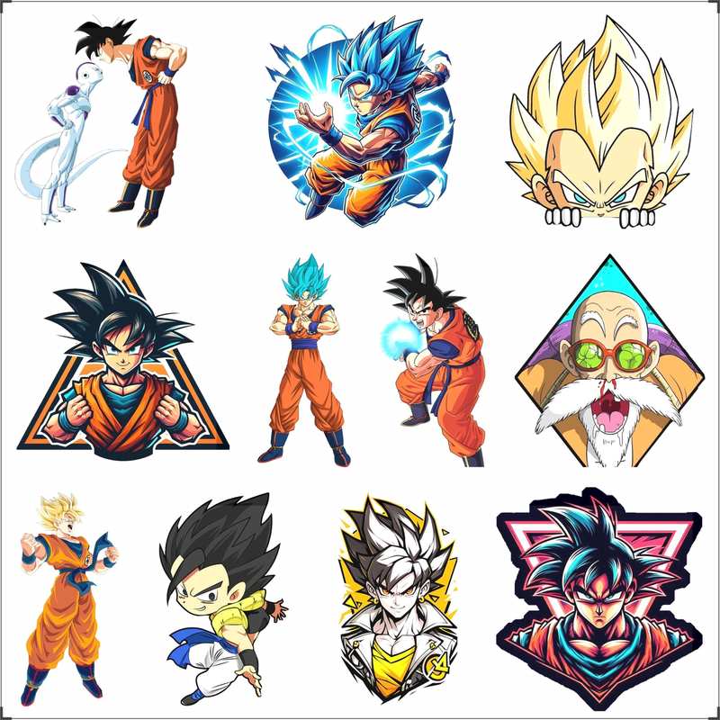 Dragon Ball Z Goku Ultra Instinct Sticker Pack – Anime Vinyl Decals