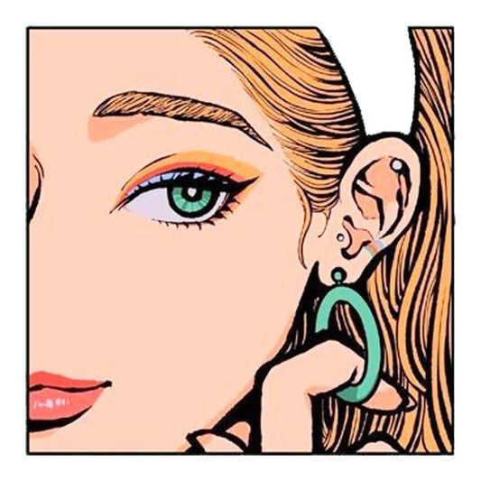 Girl Showing Earing