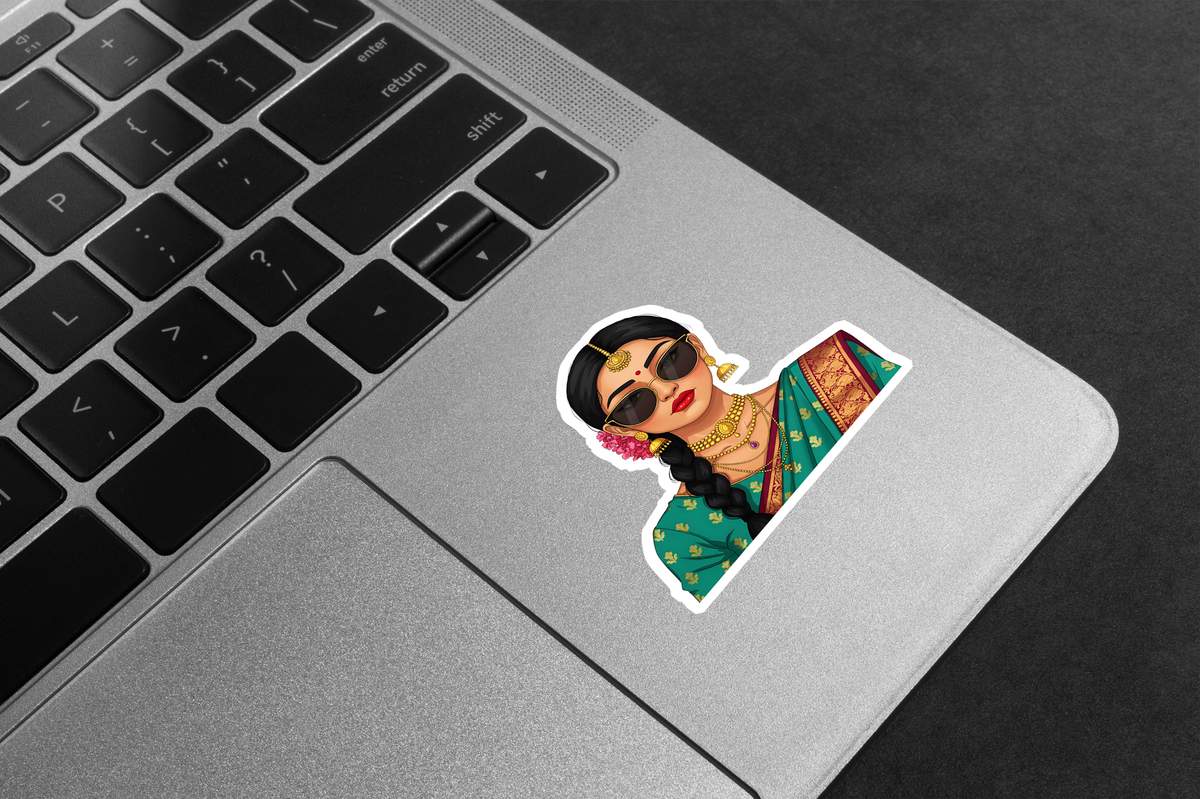 Indian Gril With Googles In full Swag