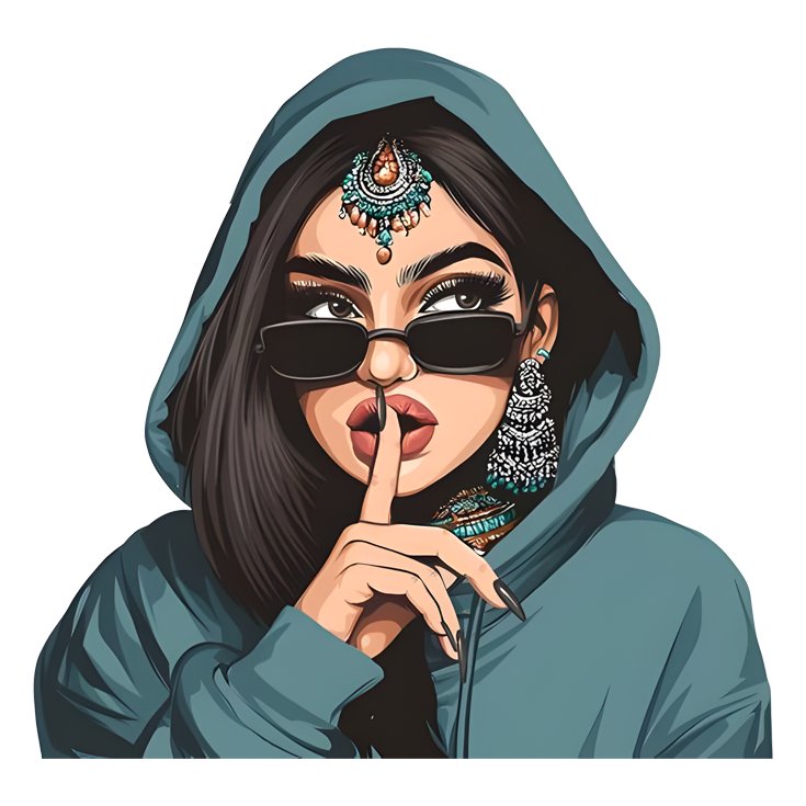 Shhhh. Sign by Hot Girl