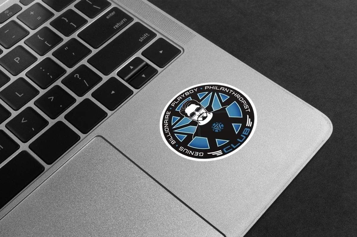 Playboy Club Badge - Laptop Mockup