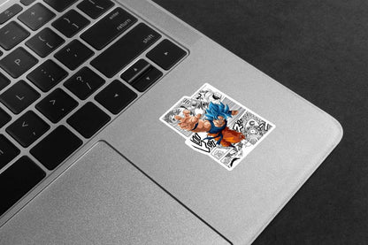Dragon Ball Z Young Warrior - Laptop Mockup