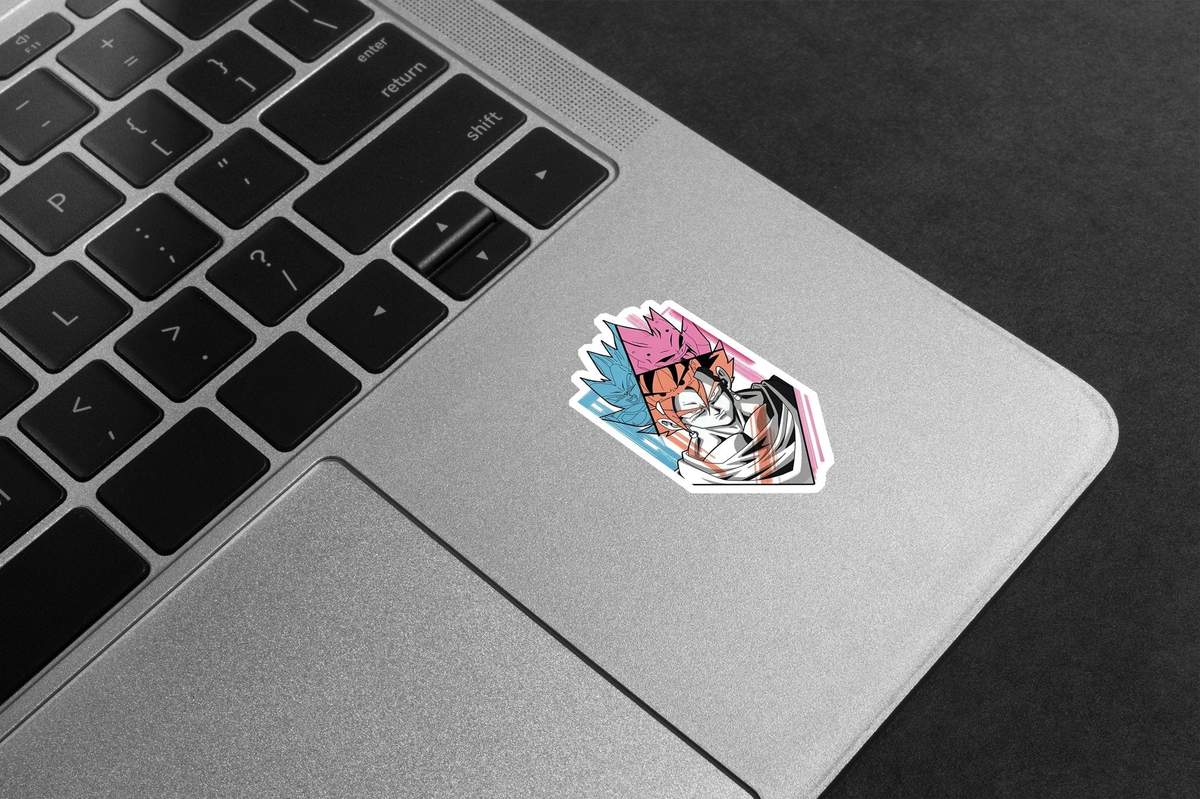 Goku Ultra Instinct - Laptop Mockup