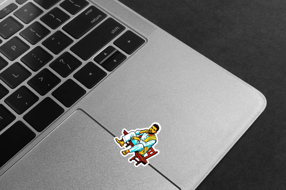 Desi Boy Portrait - Laptop Mockup
