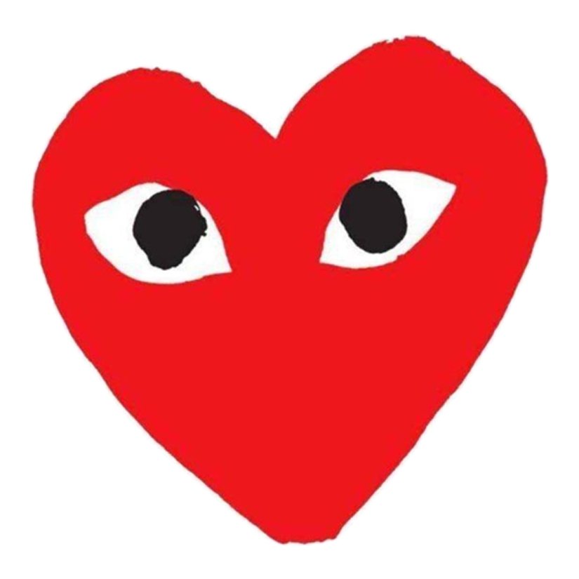 Red Heart With Eyes