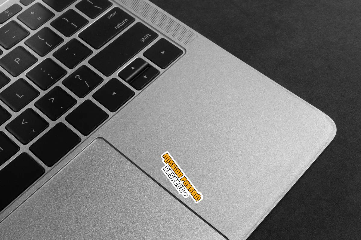 Mission Passed Respect GTA - Laptop Mockup