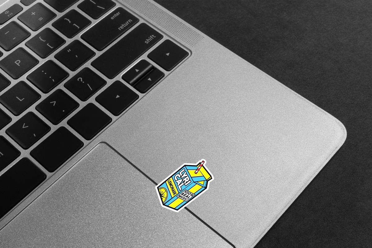 Lyrical Lemonade Juice Box - Laptop Mockup