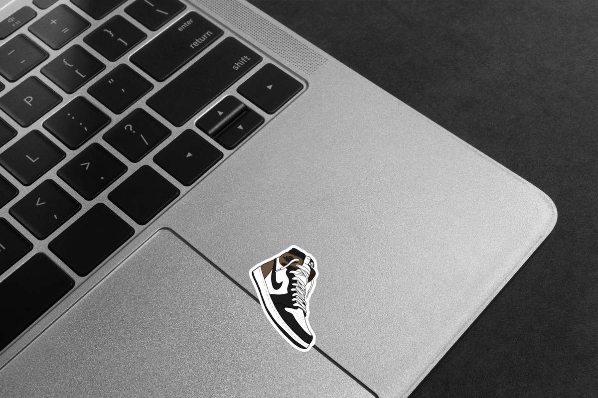 Jordan Retro Sneaker - Laptop Mockup