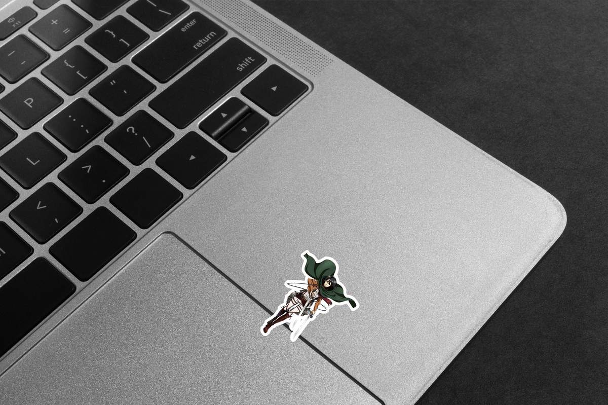 Attack on Titan Swordsman - Laptop Mockup