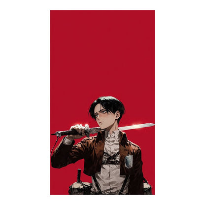 Red Background Warrior