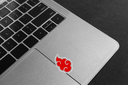 Red Cloud Akatsuki Symbol - Laptop Mockup