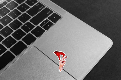 Love Heart Hand Gesture - Laptop Mockup